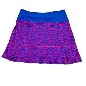 Birdies And Bows Golf Skort Size Small Pink Blue
